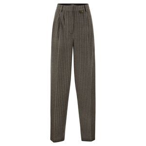 Fabiana Filippi Women Tailored Straight-Leg Houndstooth Trousers